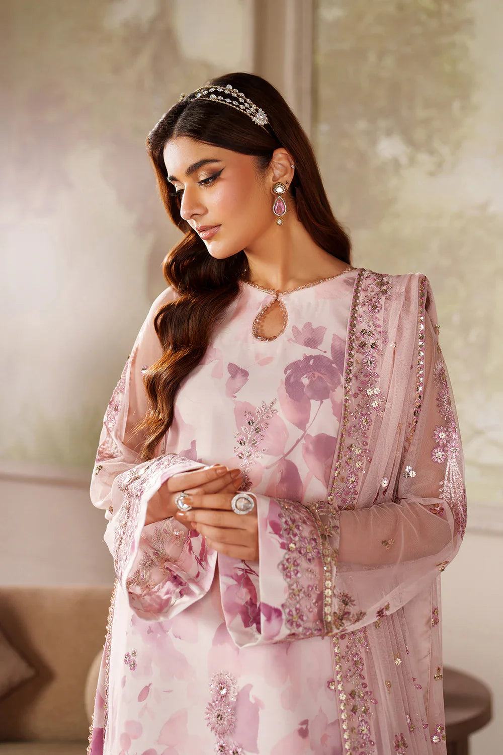 Zarif - Zaneera - Embroidered Net - ZRF-ZPE-06 RAHMA