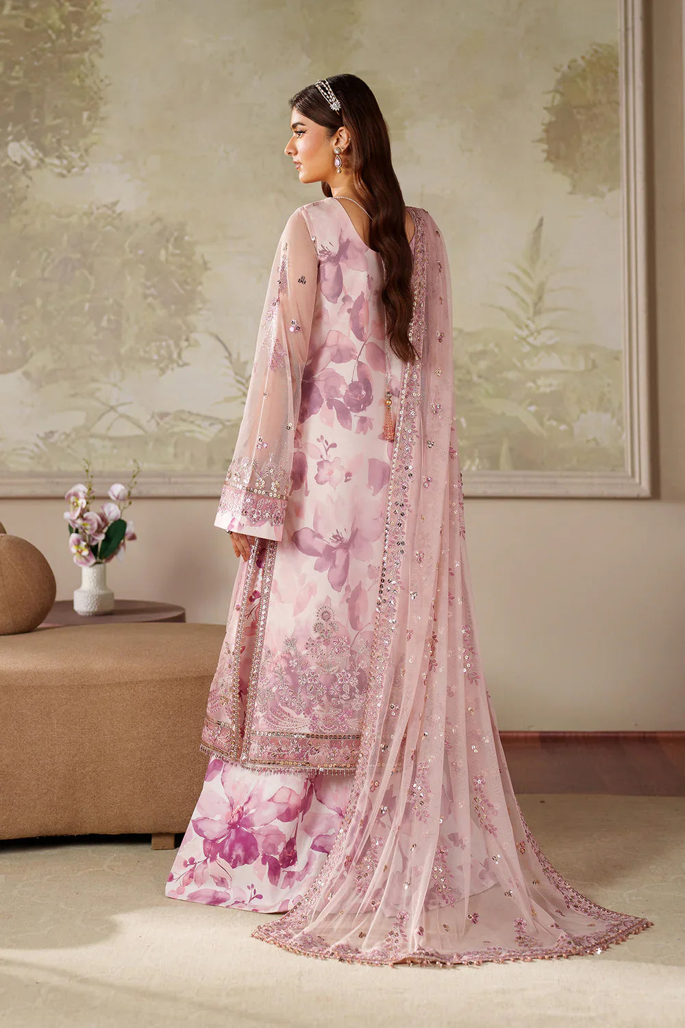 Zarif - Zaneera - Embroidered Net - ZRF-ZPE-06 RAHMA