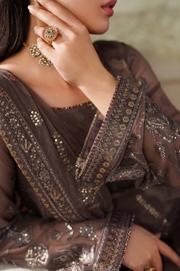 Zarif - Zaneera - Embroidered Net - ZRF-ZPE-08 MAHVEER
