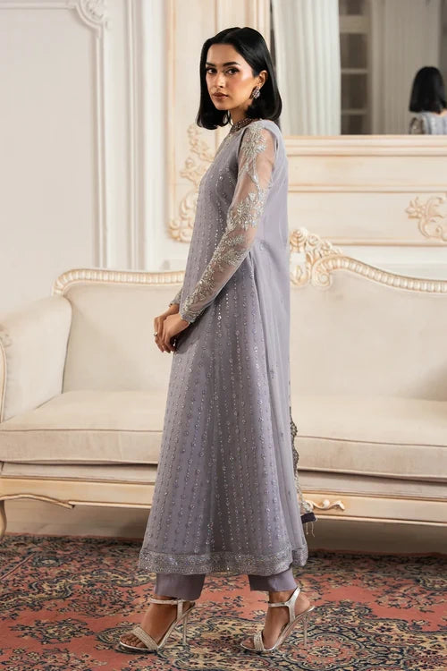 Zarif - Nafees - Embroidered Net - Merve