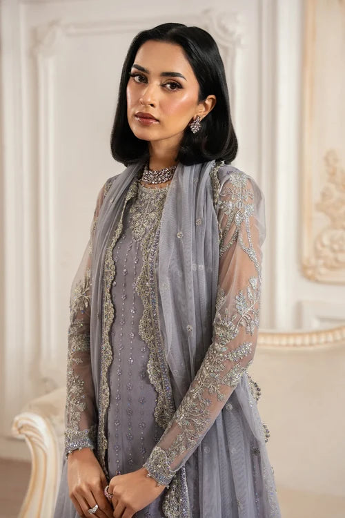 Zarif - Nafees - Embroidered Net - Merve