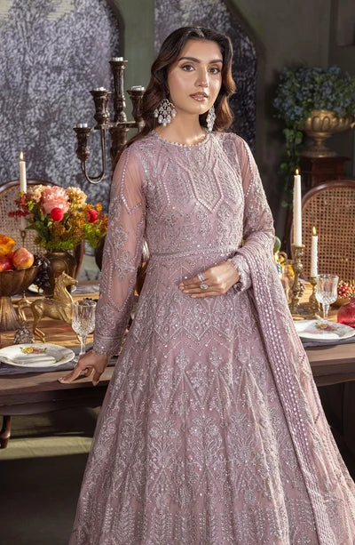 Zarif - Heritage - Embroidered Net - Meraki