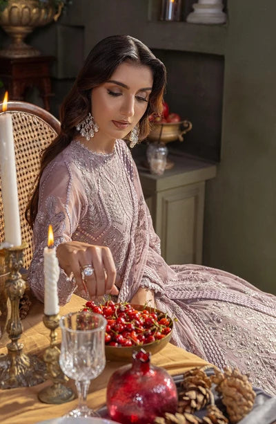 Zarif - Heritage - Embroidered Net - Meraki
