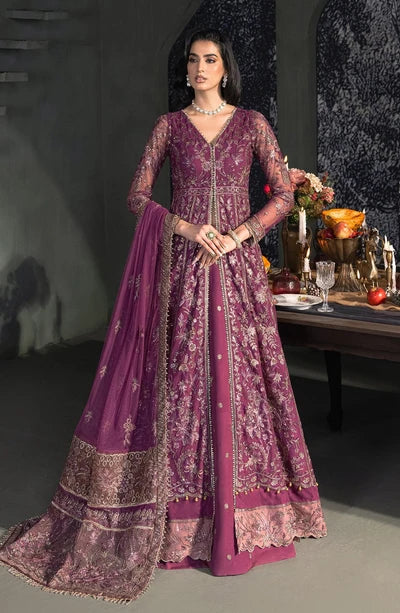 Zarif - Heritage - Embroidered Net - Tiffany