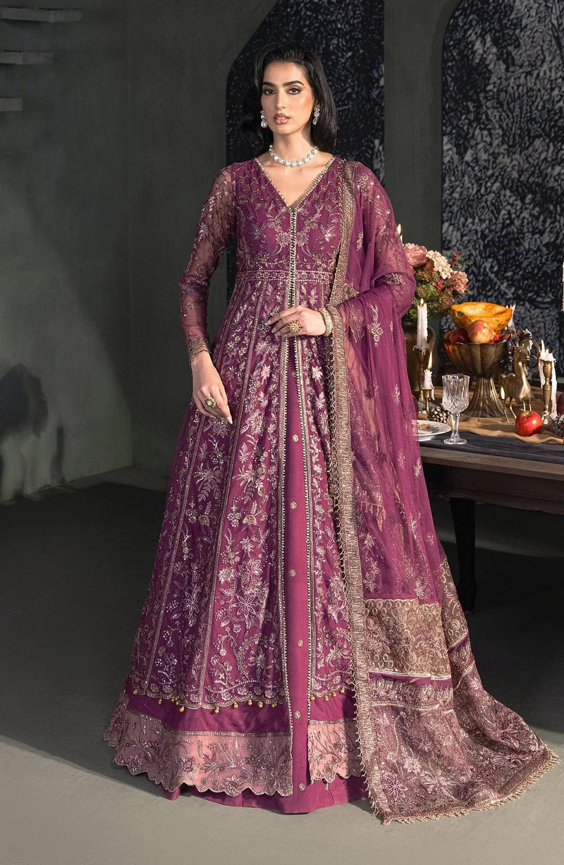 Zarif - Heritage - Embroidered Net - Tiffany