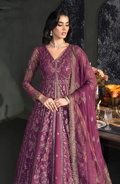 Zarif - Heritage - Embroidered Net - Tiffany
