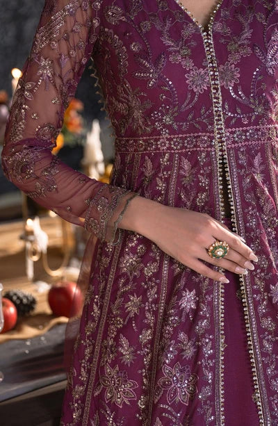 Zarif - Heritage - Embroidered Net - Tiffany