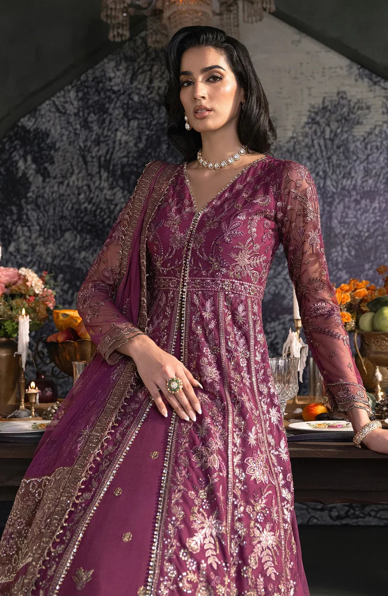 Zarif - Heritage - Embroidered Net - Tiffany