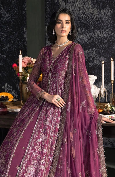 Zarif - Heritage - Embroidered Net - Tiffany