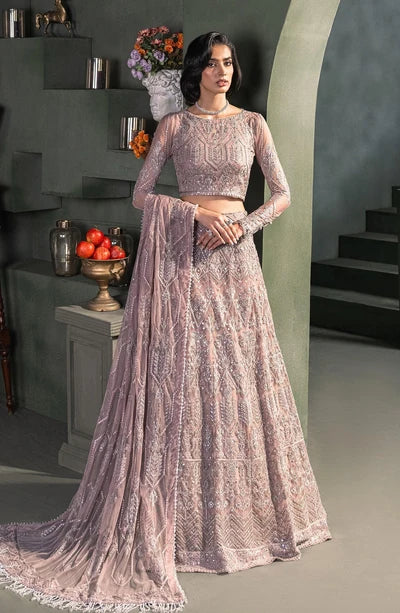 Zarif - Heritage - Embroidered Net - Meraki