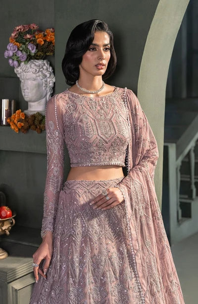Zarif - Heritage - Embroidered Net - Meraki