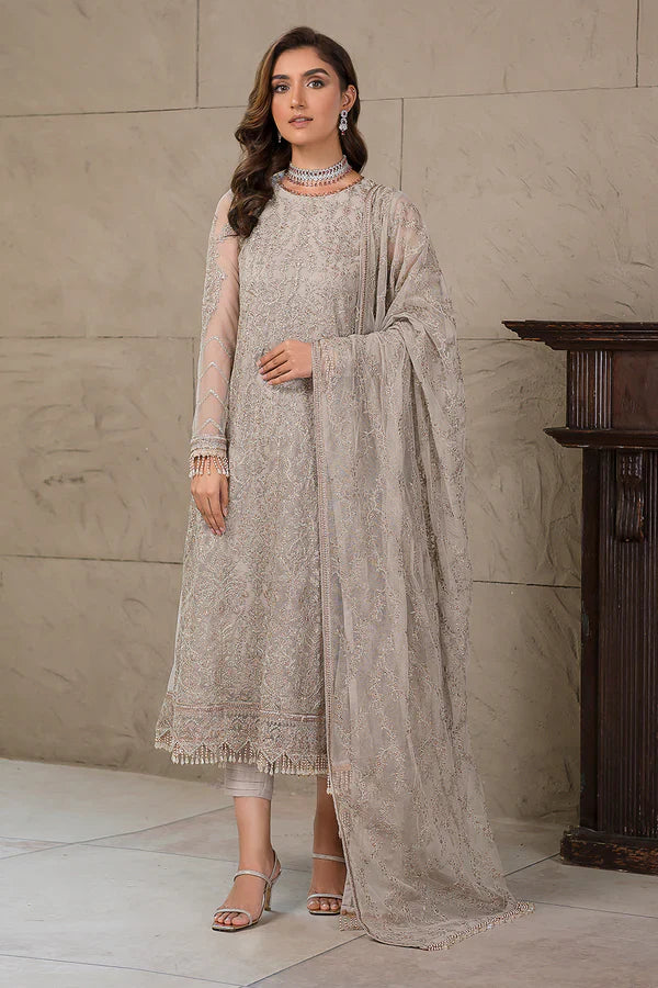 Zarif - Falak - Embroidered Net - ZF 03 CHERYL