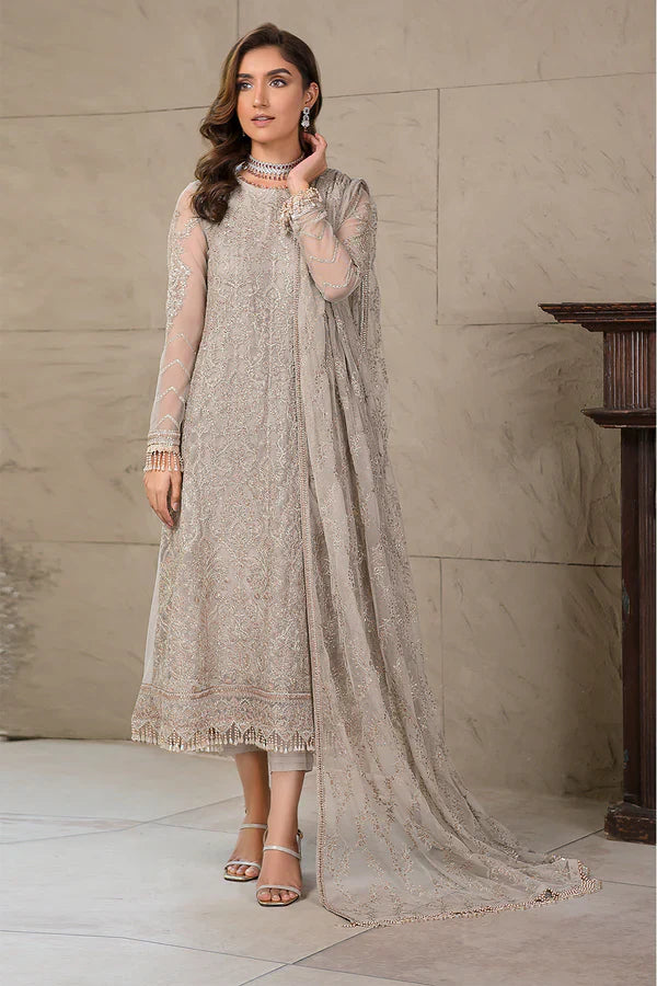 Zarif - Falak - Embroidered Net - ZF 03 CHERYL