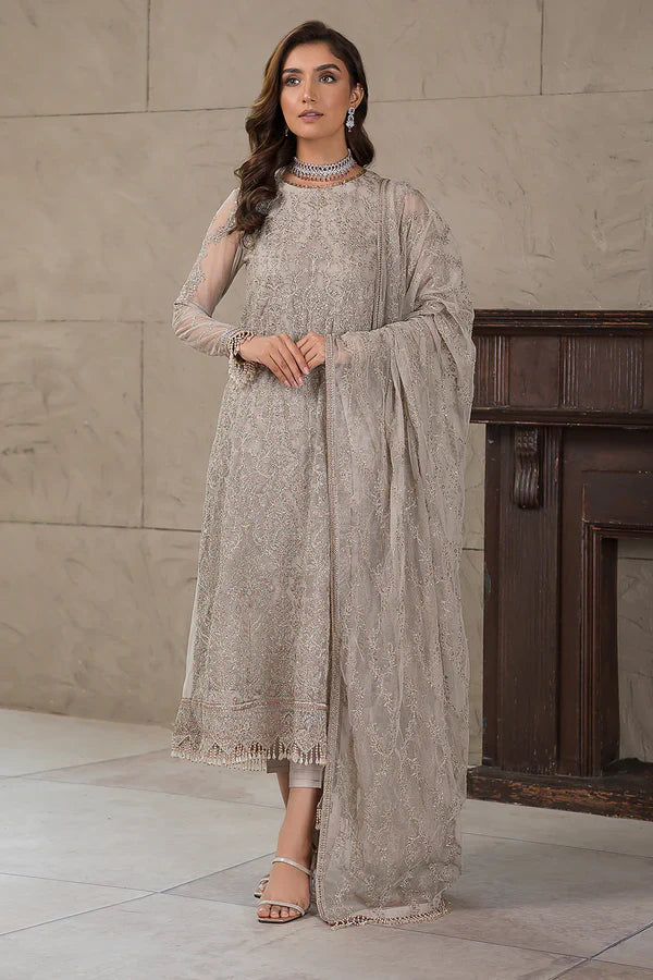Zarif - Falak - Embroidered Net - ZF 03 CHERYL