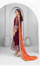 Tawakkal - Afa Embroidered Chiffon D-5105