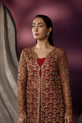 ENZO - Amour Éternal - Embroidered Net - Roselle