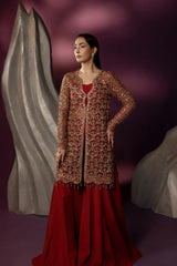 ENZO - Amour Éternal - Embroidered Net - Roselle