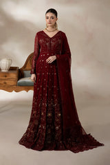 La'Fiora - Imrozia - Embroidered Chiffon - I-277 Amarante