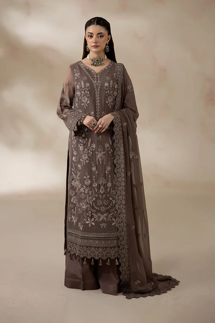 La'Fiora - Imrozia - Embroidered Chiffon -I-280 Oliveira
