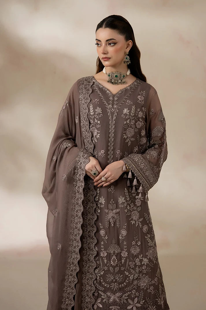 La'Fiora - Imrozia - Embroidered Chiffon -I-280 Oliveira