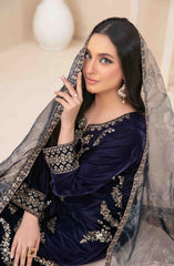Tawakkal - Minakari Embroidered Velvet D-5278