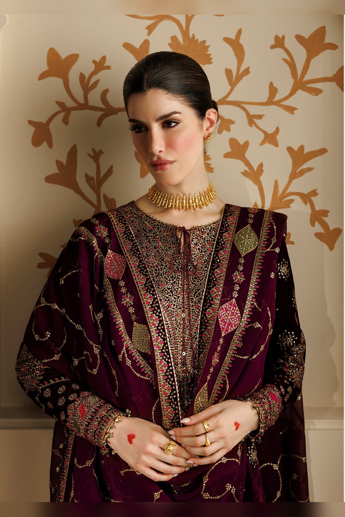 Jazmin Chandni Formals | Embroidered Velvet - CVF’26-D08