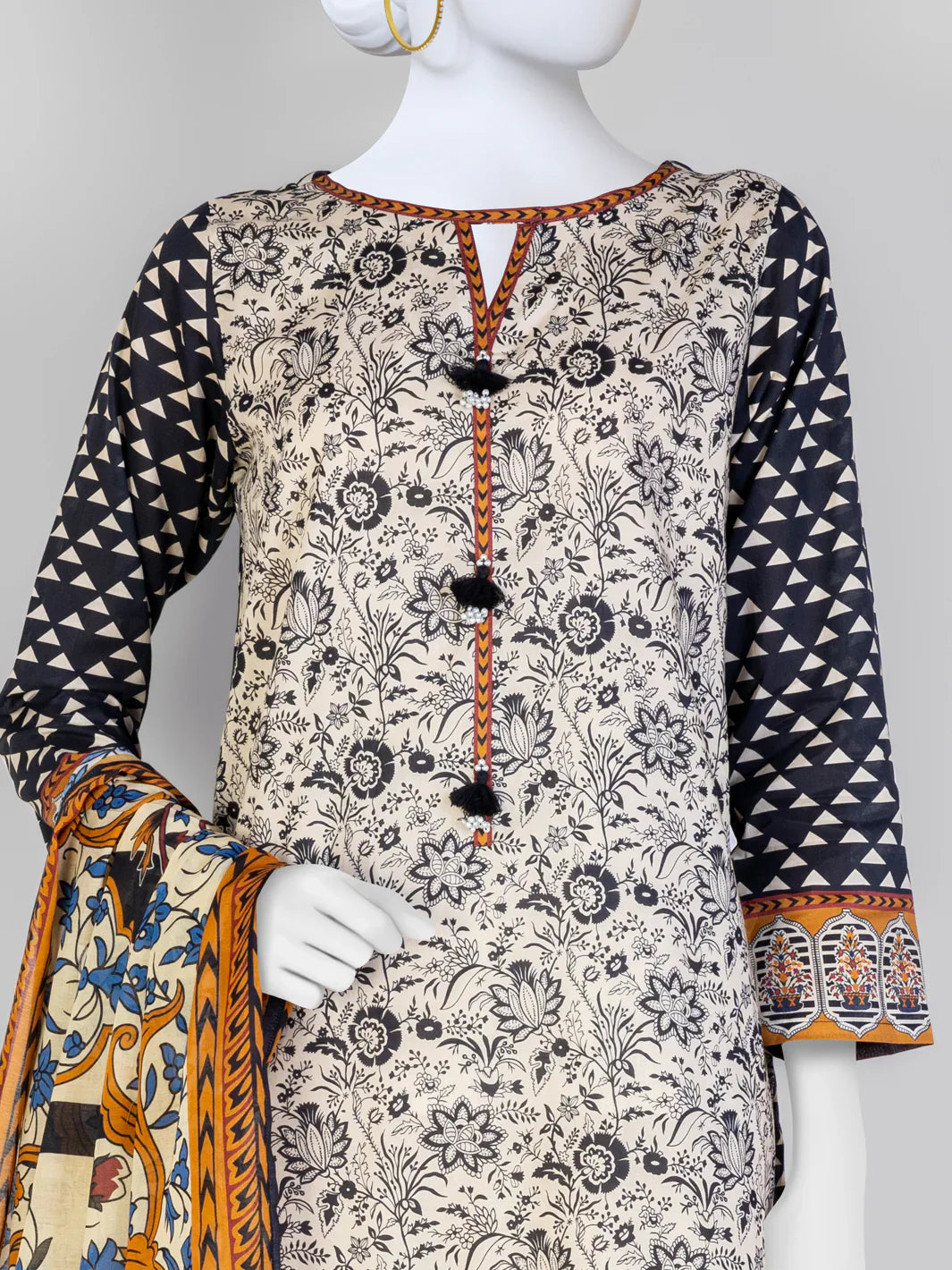 Lawn Printed 3 Piece | PLU-24-1216