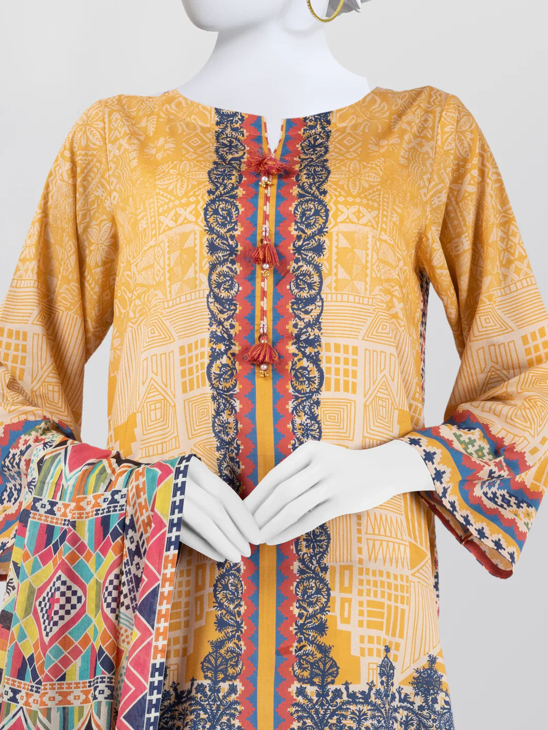 Lawn Printed 3 Piece | PLU-24-1228