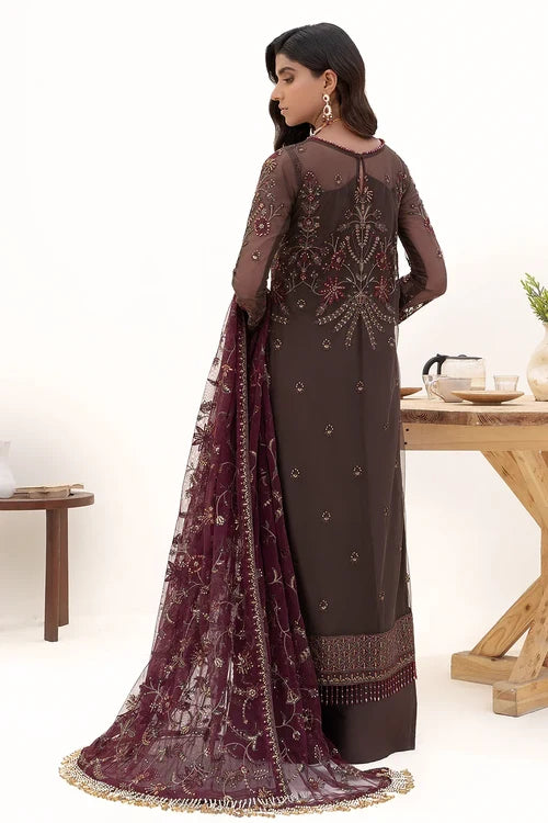 Zarif - Nazneen - Embroidered Net - ZN 10 Muse