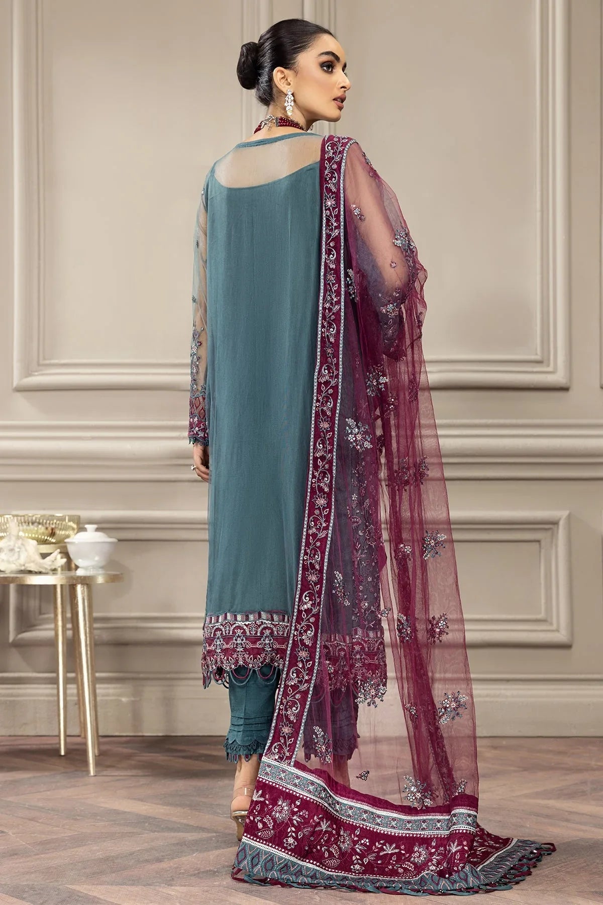 Embroidered Net - Rene