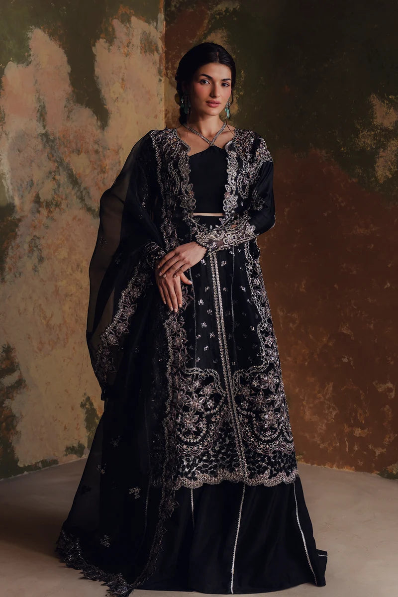 Zarposh - Jahanara Embroidered Organza - Nayab