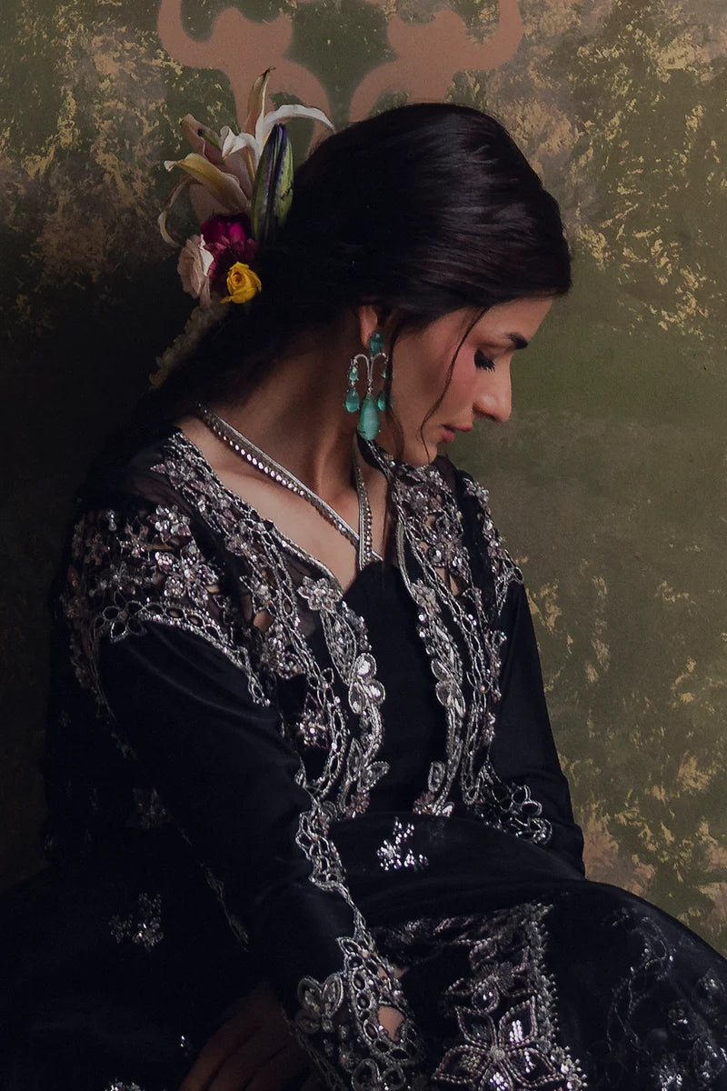 Zarposh - Jahanara Embroidered Organza - Nayab