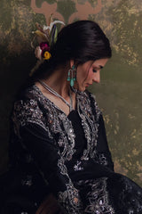 Zarposh - Jahanara Embroidered Organza - Nayab