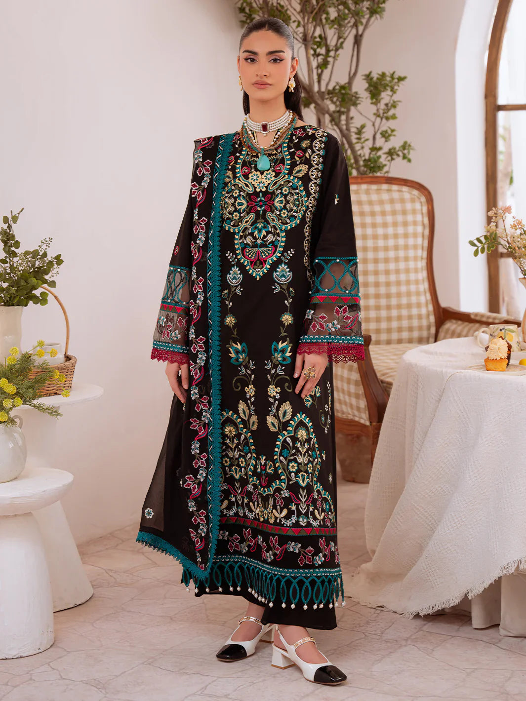 Mahnur - Shanaya - Embroidered Lawn - SN-08