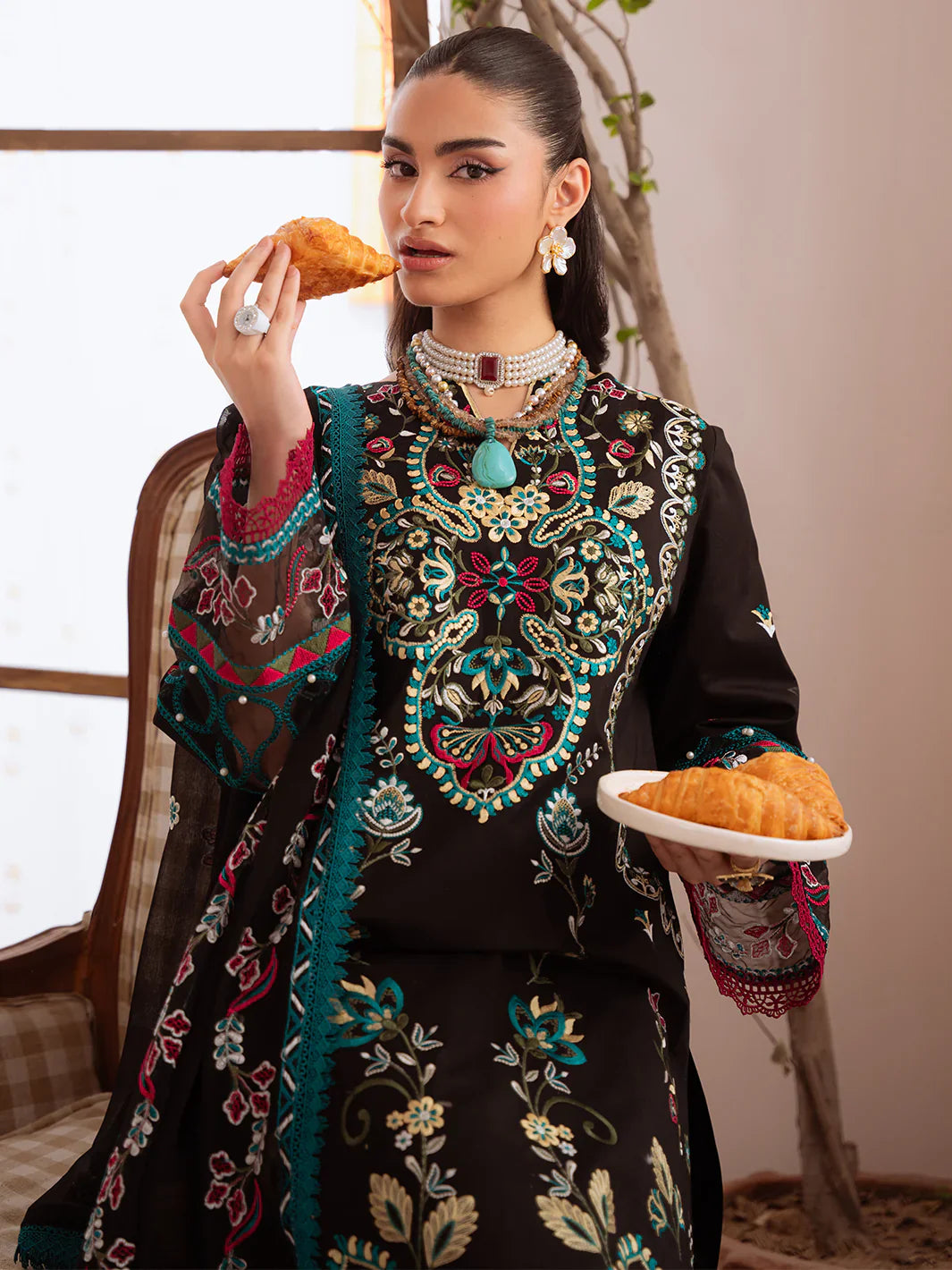 Mahnur - Shanaya - Embroidered Lawn - SN-08