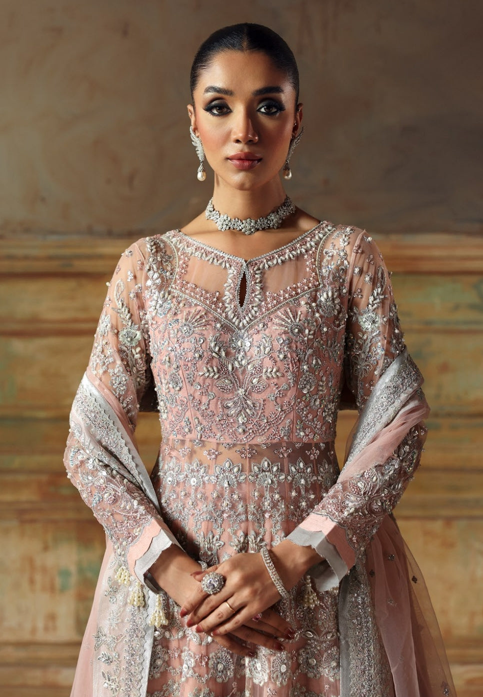 ZYRA - DIWANI - EMBROIDERED NET - GLAMOROUS