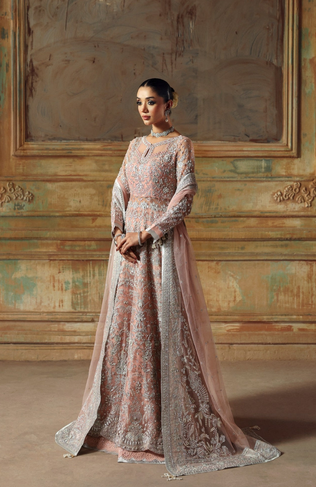 ZYRA - DIWANI - EMBROIDERED NET - GLAMOROUS