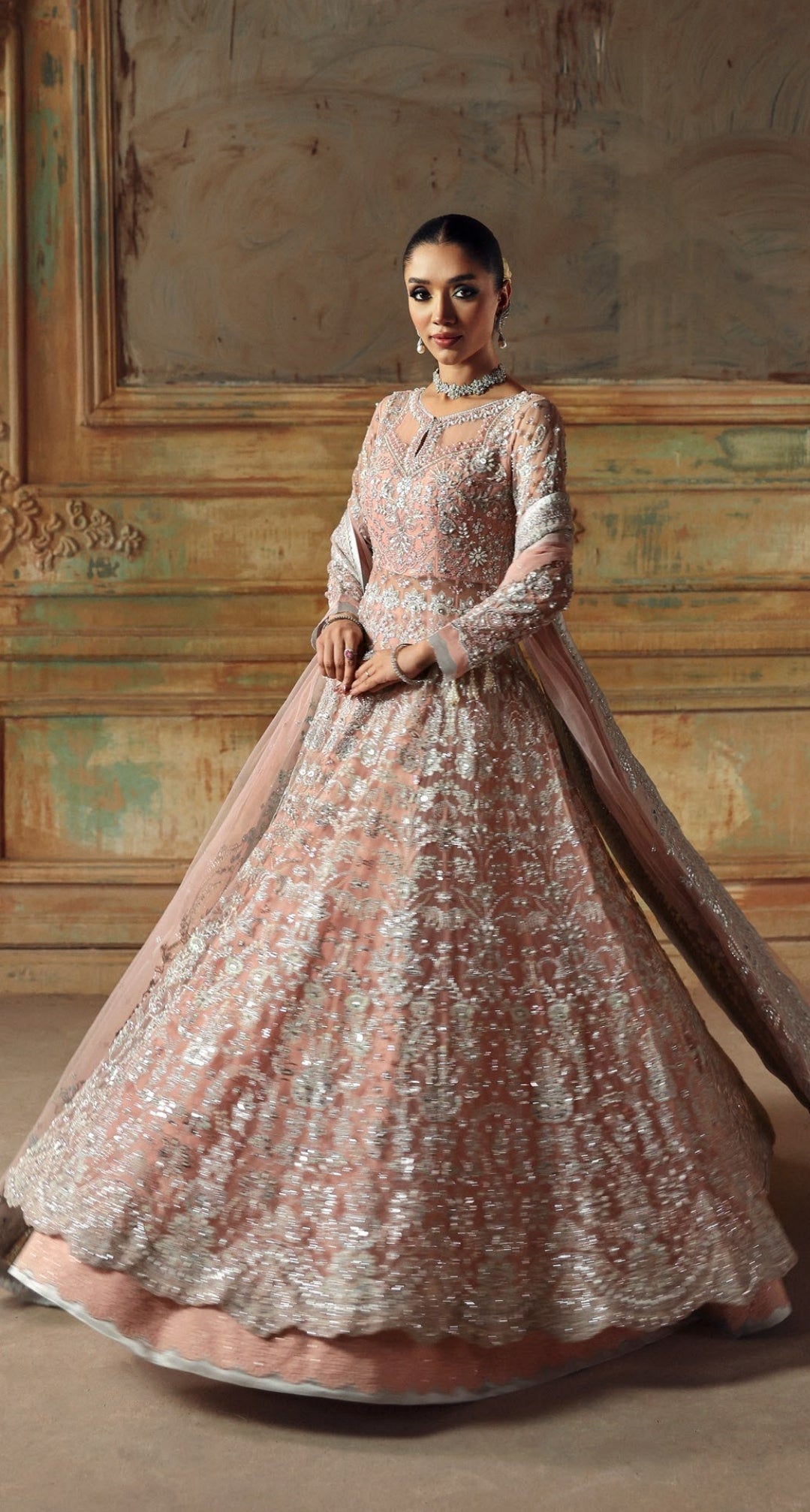 ZYRA - DIWANI - EMBROIDERED NET - GLAMOROUS