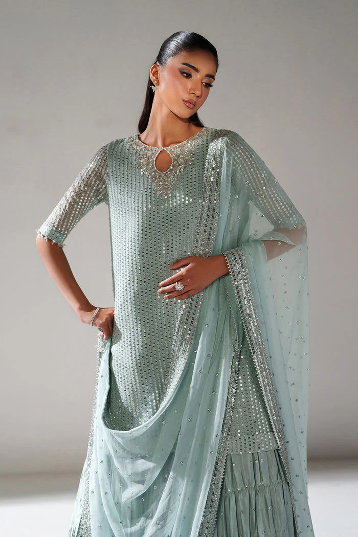Baroque - Embroidered Chiffon UF-4389