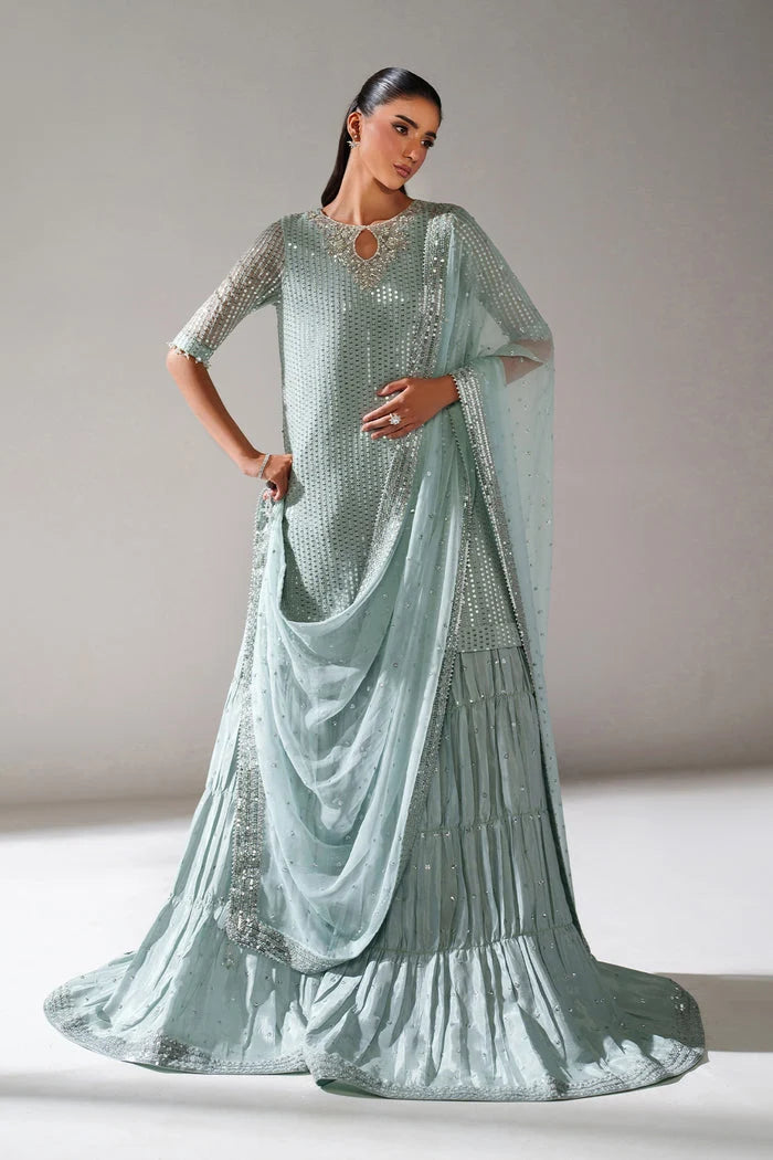 Baroque - Embroidered Chiffon UF-4389