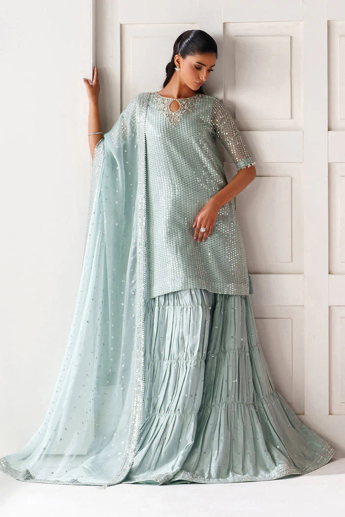 Baroque - Embroidered Chiffon UF-4389