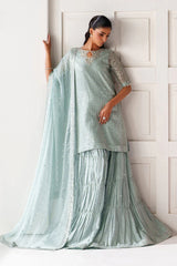 Baroque - Embroidered Chiffon UF-4389