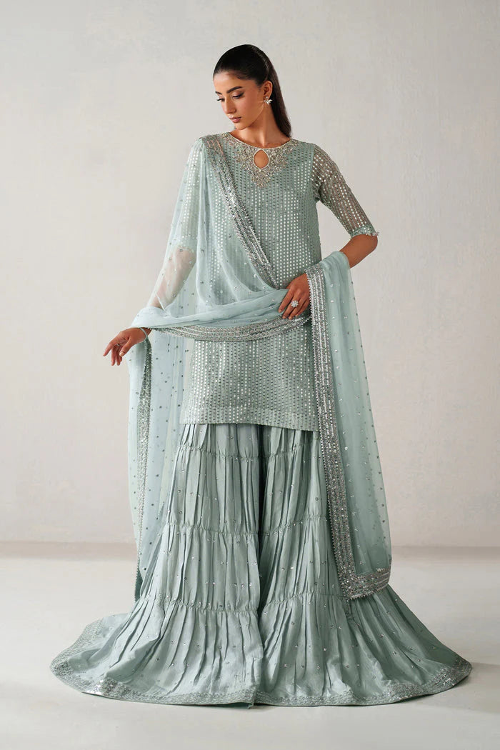 Baroque - Embroidered Chiffon UF-4389