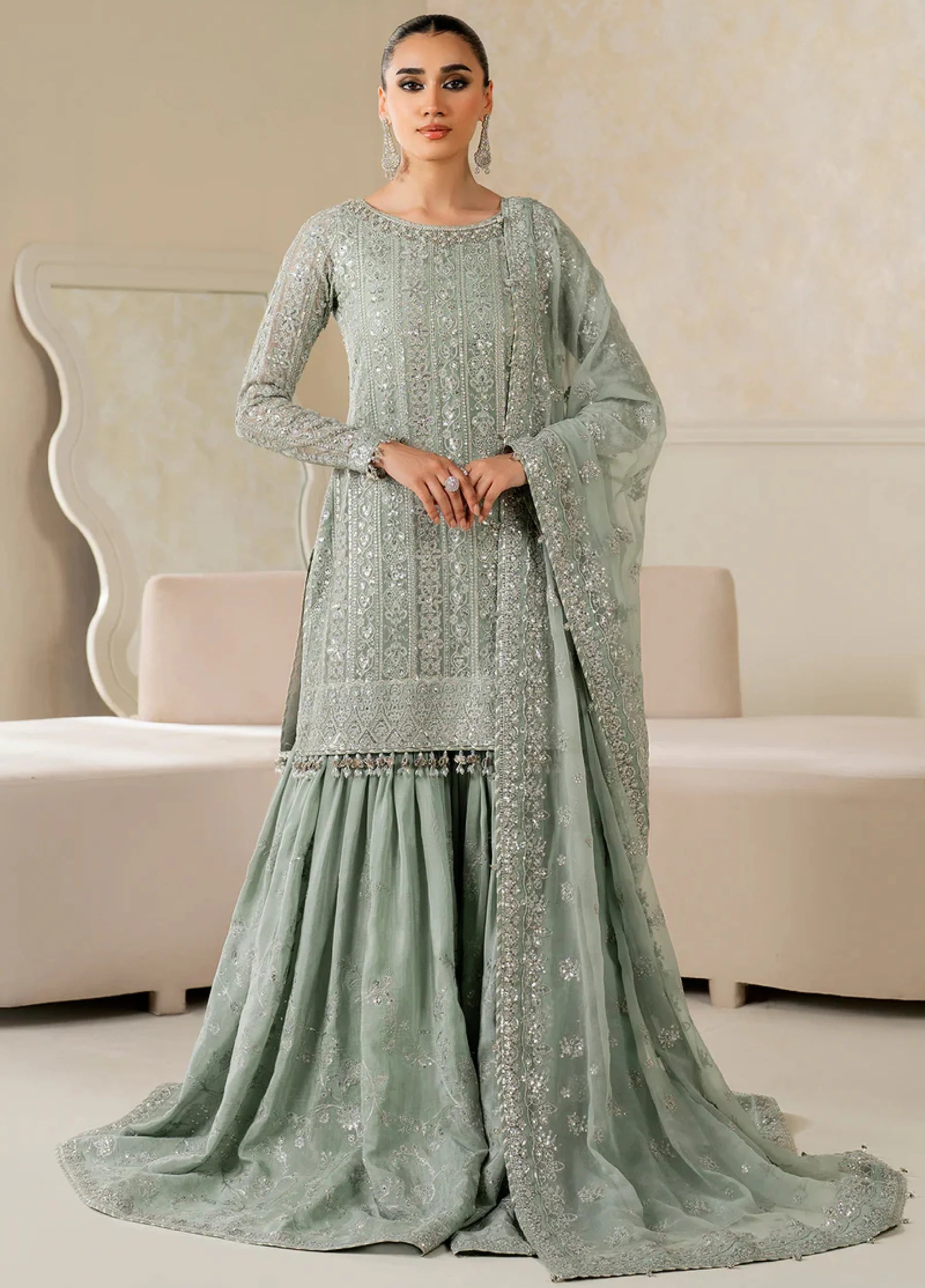 Baroque - EMBROIDERED Chiffon - UF-4160