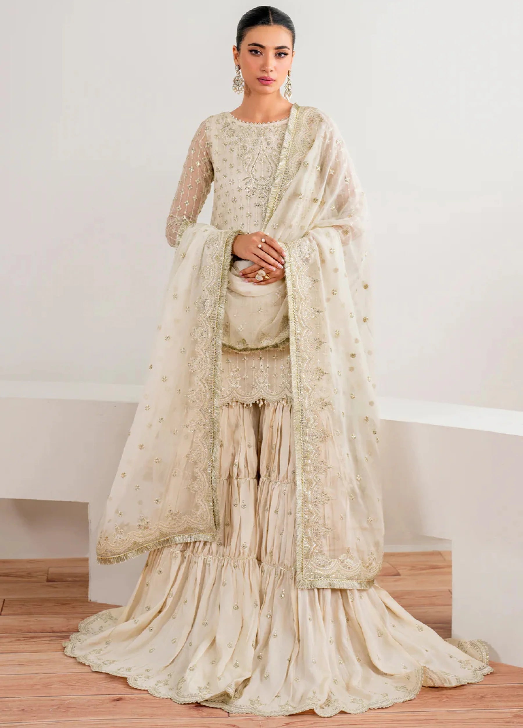 Baroque - Embroidered Chiffon - UF-687