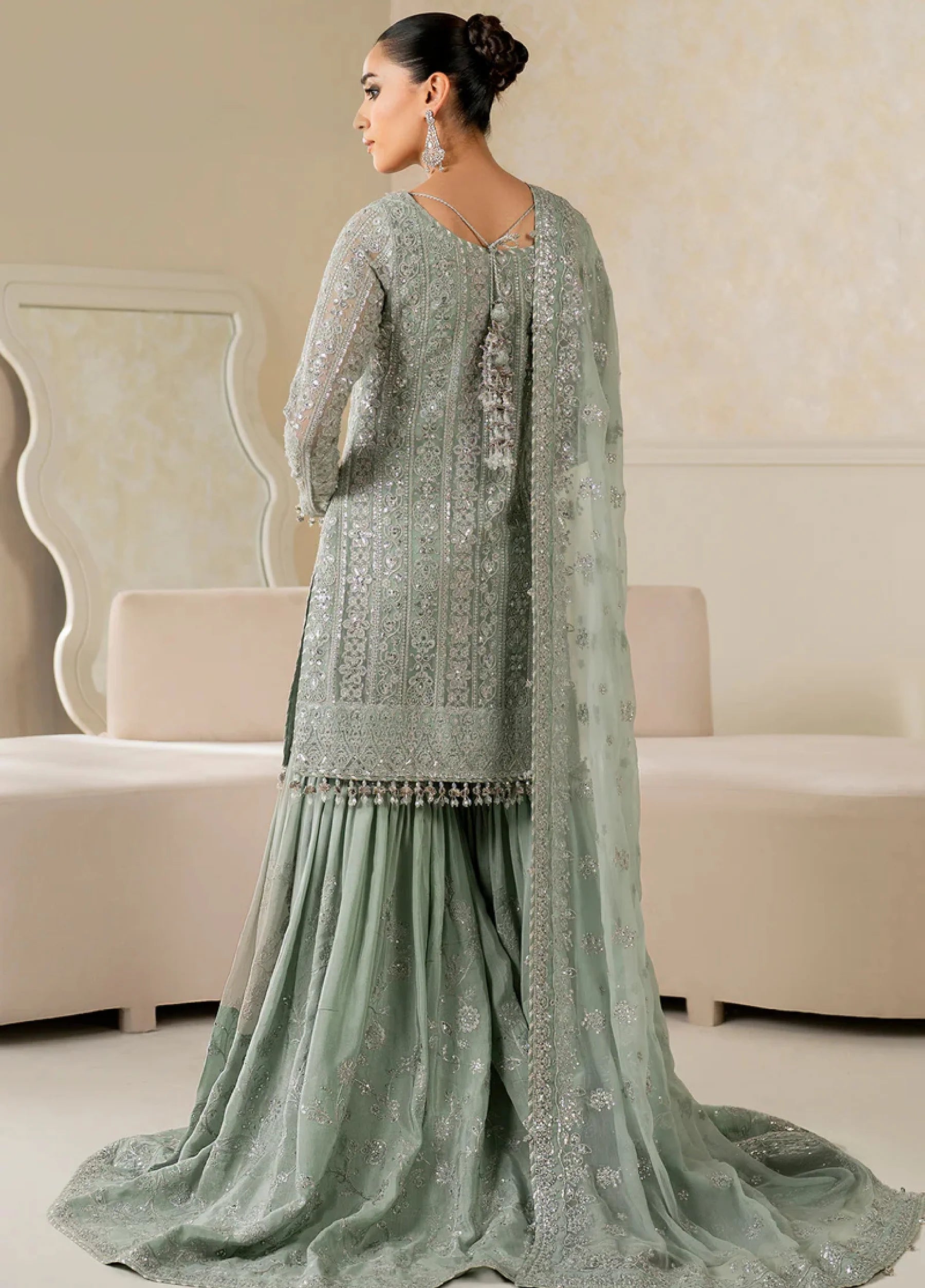 Baroque - EMBROIDERED Chiffon - UF-4160