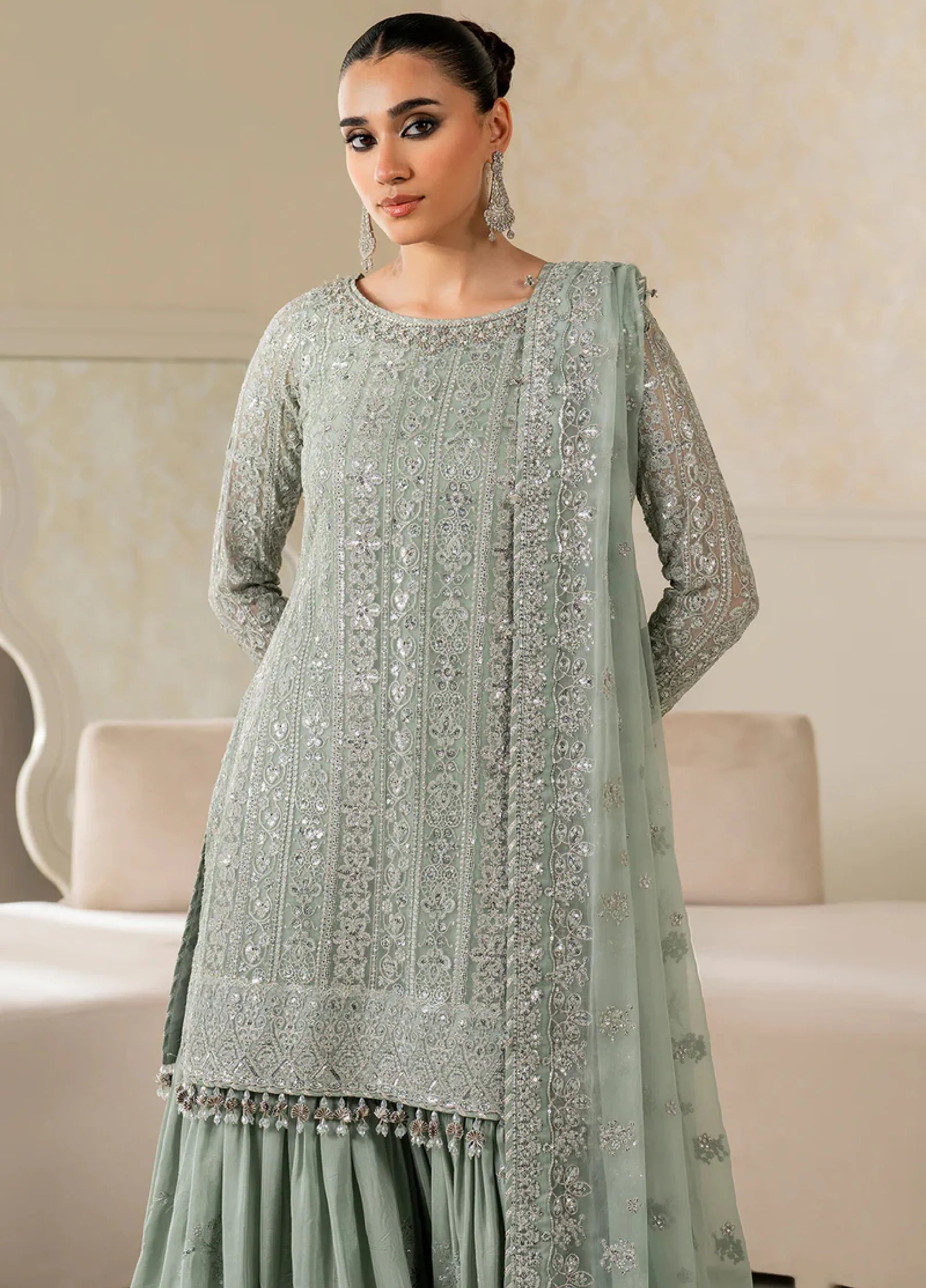 Baroque - EMBROIDERED Chiffon - UF-4160