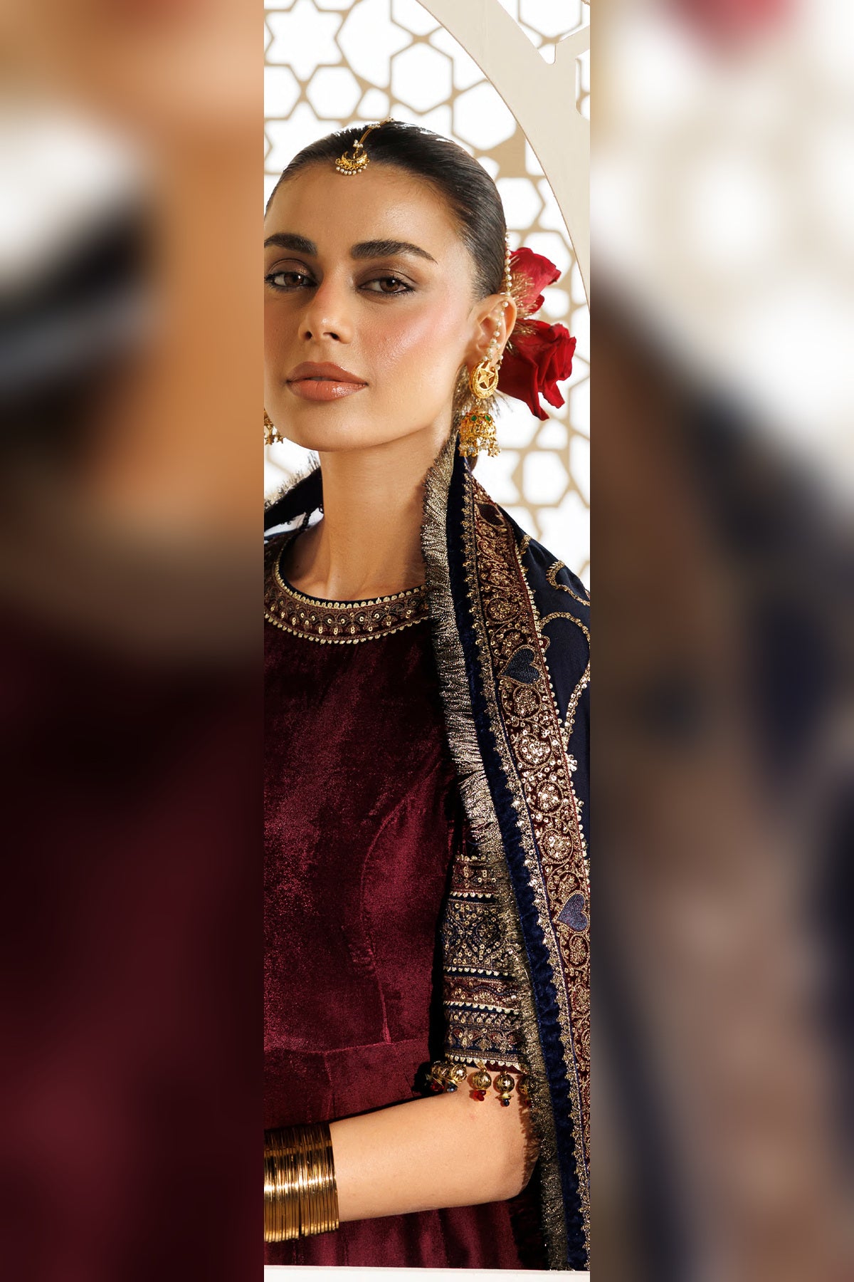 Jazmin Chandni Formals | Embroidered Velvet - CVF’26-D04