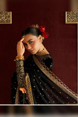 Jazmin Chandni Formals | Embroidered Velvet - CVF’26-D05