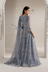 Lavish Premium - Shehnai - Embroidered Organza - Aab-e-neel
